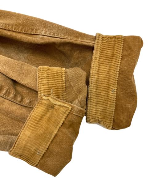 HETTRICK（ヘトリック）HETTRICK (ヘトリック) ダック地ハンティングジャケット ベージュ サイズ:不明（実寸参照）の古着・服飾アイテム