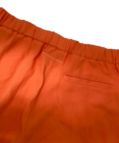 MM6 Maison Margiela（エムエムシックスメゾンマルジェラ）MM6 Maison Margiela (エムエムシックスメゾンマルジェラ) レーヨンテーパードパンツ オレンジ サイズ:40の古着・服飾アイテム