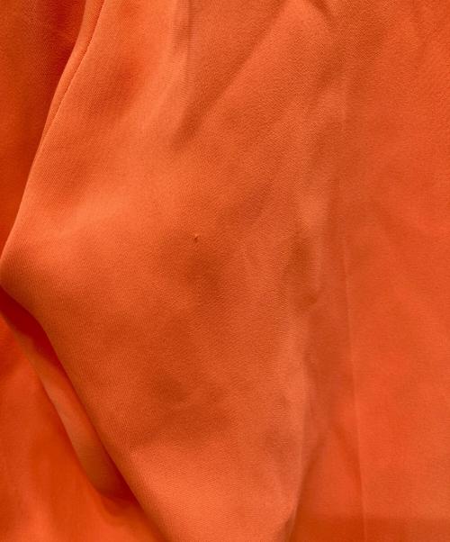 MM6 Maison Margiela（エムエムシックスメゾンマルジェラ）MM6 Maison Margiela (エムエムシックスメゾンマルジェラ) レーヨンテーパードパンツ オレンジ サイズ:40の古着・服飾アイテム