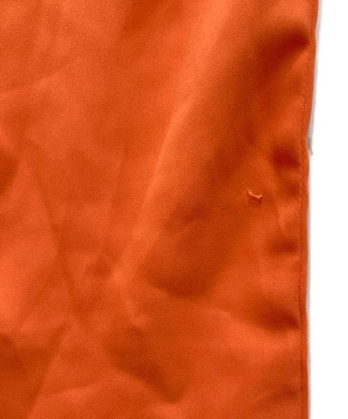 MM6 Maison Margiela（エムエムシックスメゾンマルジェラ）MM6 Maison Margiela (エムエムシックスメゾンマルジェラ) レーヨンテーパードパンツ オレンジ サイズ:40の古着・服飾アイテム