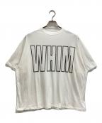 Whim Gazetteウィムガゼット）の古着「リラックスロゴTシャツ」｜ホワイト