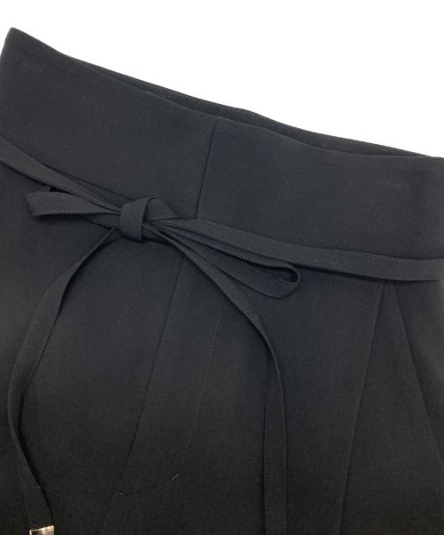 Loulou Willoughby（ルルウィルビー）Loulou Willoughby (ルルウィルビー) ダブルクロスワイドパンツ ブラック サイズ:2 未使用品の古着・服飾アイテム