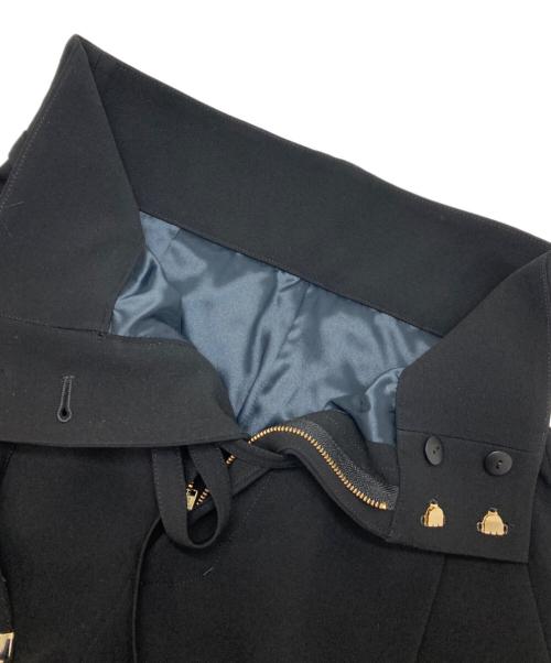 Loulou Willoughby（ルルウィルビー）Loulou Willoughby (ルルウィルビー) ダブルクロスワイドパンツ ブラック サイズ:2 未使用品の古着・服飾アイテム