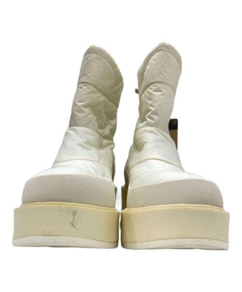 THE NORTH FACE（ザ ノース フェイス）THE NORTH FACE (ザ ノース フェイス) カルミア ヌプシ ブーツ ウォータープルーフ ホワイト サイズ:24の古着・服飾アイテム