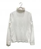 FRED PERRY×RAF SIMONSフレッドペリー×ラフシモンズ）の古着「Laurel Wreath Detail Roll Neck Shirt」｜ホワイト