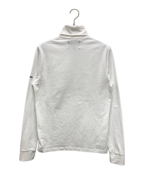 FRED PERRY（フレッドペリー）FRED PERRY (フレッドペリー) RAF SIMONS (ラフシモンズ) Laurel Wreath Detail Roll Neck Shirt ホワイト サイズ:Sの古着・服飾アイテム