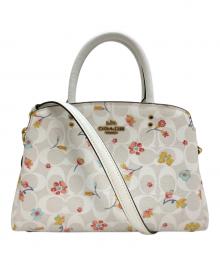 COACH（コーチ）の古着「2WAYバッグ」｜ホワイト