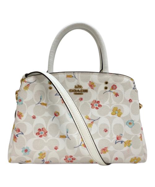 COACH（コーチ）COACH (コーチ) 2WAYバッグ ホワイトの古着・服飾アイテム