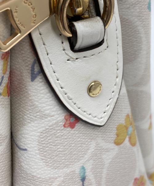 COACH（コーチ）COACH (コーチ) 2WAYバッグ ホワイトの古着・服飾アイテム