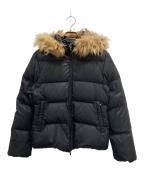 DUVETICAデュベティカ）の古着「ファー付ダウンジャケット」｜ブラック