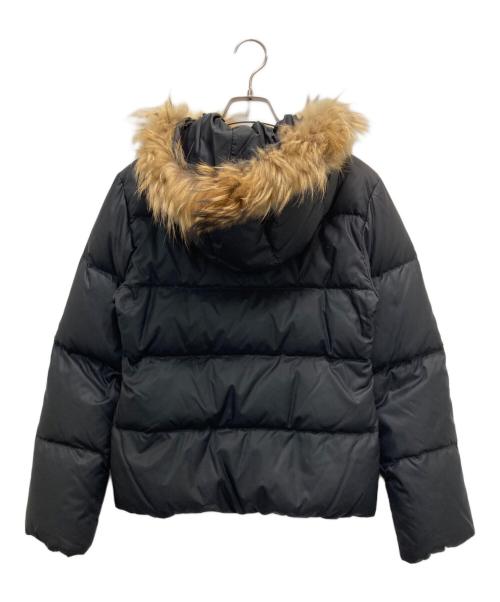 DUVETICA（デュベティカ）DUVETICA (デュベティカ) ファー付ダウンジャケット ブラック サイズ:40の古着・服飾アイテム