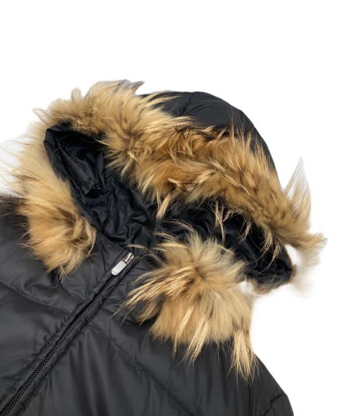 DUVETICA（デュベティカ）DUVETICA (デュベティカ) ファー付ダウンジャケット ブラック サイズ:40の古着・服飾アイテム