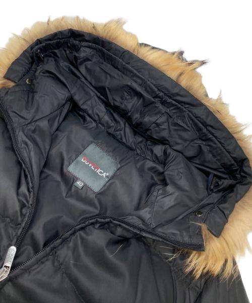 DUVETICA（デュベティカ）DUVETICA (デュベティカ) ファー付ダウンジャケット ブラック サイズ:40の古着・服飾アイテム