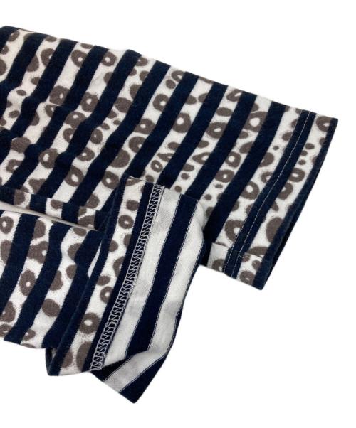 COMME des GARCONS SHIRT（コムデギャルソンシャツ）COMME des GARCONS SHIRT (コムデギャルソンシャツ) ドットボーダーカットソー ブラウン×ブラック サイズ:Sの古着・服飾アイテム