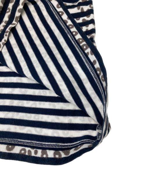 COMME des GARCONS SHIRT（コムデギャルソンシャツ）COMME des GARCONS SHIRT (コムデギャルソンシャツ) ドットボーダーカットソー ブラウン×ブラック サイズ:Sの古着・服飾アイテム