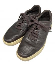 COLE HAAN（コールハーン）の古着「グランド クロスコート モダン パーフォレーション スニーカー」｜ブラウン