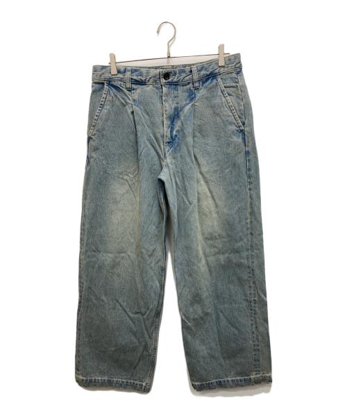 JOURNAL STANDARD relume（ジャーナルスタンダード レリューム）JOURNAL STANDARD relume (ジャーナルスタンダード レリューム) ウォッシュドデニムパンツ インディゴ サイズ:Lの古着・服飾アイテム