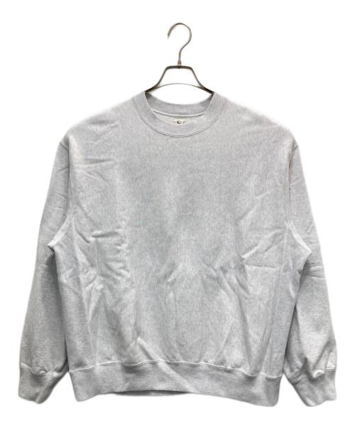 blurhms ROOTSTOCK（ブラームスルーツストック）blurhms ROOTSTOCK (ブラームスルーツストック) Soft&Hard Sweat Crew-Neck P/O Big グレー サイズ:3の古着・服飾アイテム