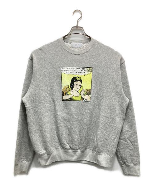 UNUSED（アンユーズド）UNUSED (アンユーズド) 白雪姫プリントスウェット グレー サイズ:3の古着・服飾アイテム