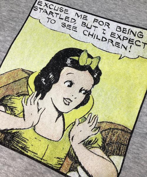 UNUSED（アンユーズド）UNUSED (アンユーズド) 白雪姫プリントスウェット グレー サイズ:3の古着・服飾アイテム