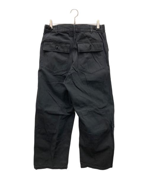 JOURNAL STANDARD relume（ジャーナルスタンダード レリューム）JOURNAL STANDARD relume (ジャーナルスタンダード レリューム) ダブルニーヘリンボーンパンツ ブラック サイズ:Lの古着・服飾アイテム