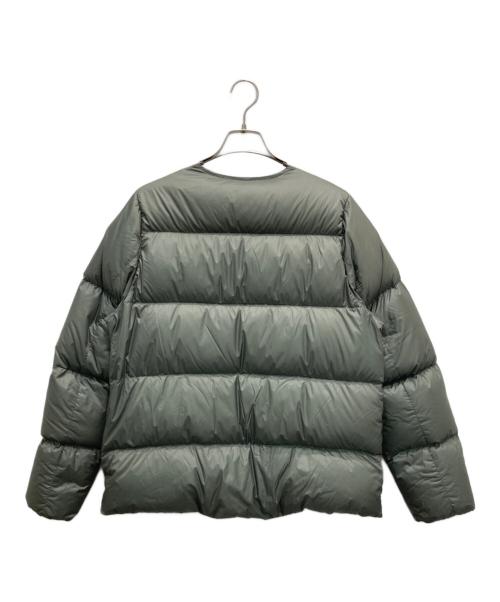 Pyrenex（ピレネックス）Pyrenex (ピレネックス) ノーカラーダウンジャケット グレー サイズ:Mの古着・服飾アイテム