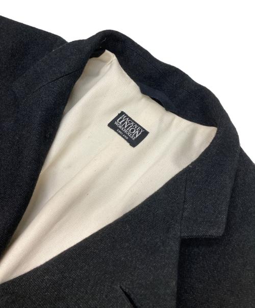 HACKNEY UNION WORKHOUSE（ハックニーユニオン ワークハウス）HACKNEY UNION WORKHOUSE (ハックニーユニオン ワークハウス) コート ブラック サイズ:36の古着・服飾アイテム