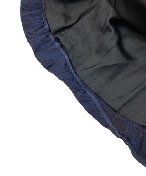 TOGA PULLA（トーガ プルラ）TOGA PULLA (トーガ プルラ) アセテートレーヨンジャガードドレス ネイビー サイズ:36の古着・服飾アイテム