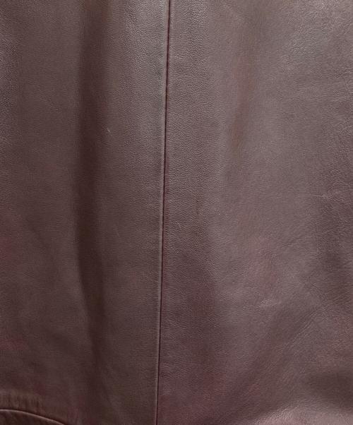 SEZANE（セザンヌ）SEZANE (セザンヌ) レザージャケット ブラウン サイズ:34の古着・服飾アイテム
