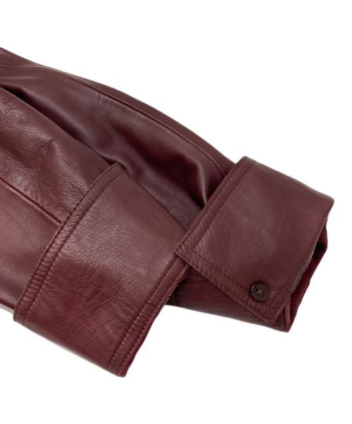 SEZANE（セザンヌ）SEZANE (セザンヌ) レザージャケット ブラウン サイズ:34の古着・服飾アイテム