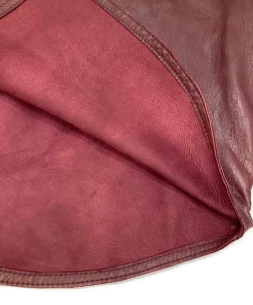 SEZANE（セザンヌ）SEZANE (セザンヌ) レザージャケット ブラウン サイズ:34の古着・服飾アイテム