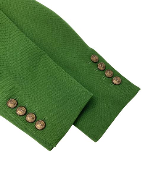 AMI PARIS（アミ パリス）AMI PARIS (アミ パリス) 金釦ダブルジャケット グリーン サイズ:38の古着・服飾アイテム