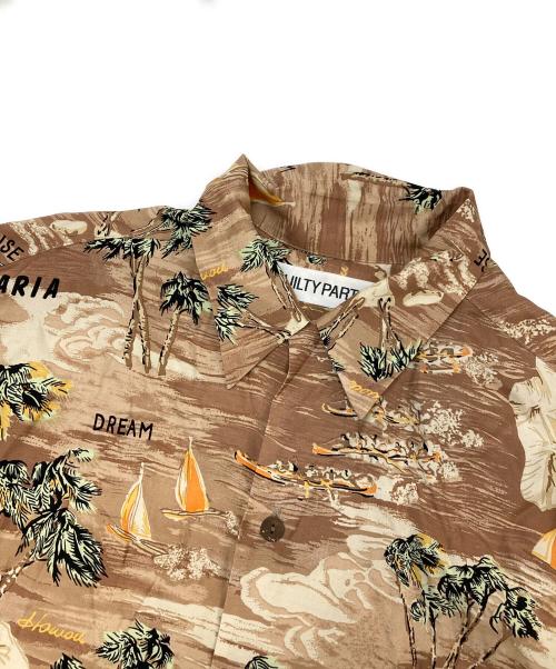 WACKO MARIA（ワコマリア）WACKO MARIA (ワコマリア) HAWAIIAN SHIRT S/S ブラウン サイズ:Lの古着・服飾アイテム
