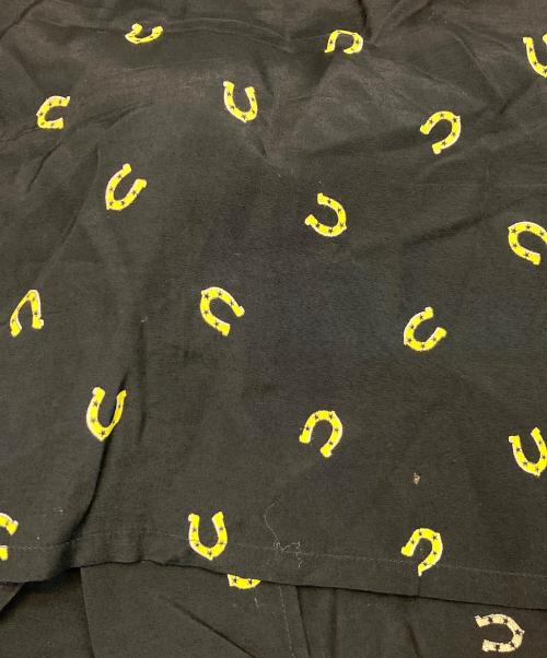 WACKO MARIA（ワコマリア）WACKO MARIA (ワコマリア) ホースシュー HAWAIIAN SHIRT ブラック サイズ:Lの古着・服飾アイテム
