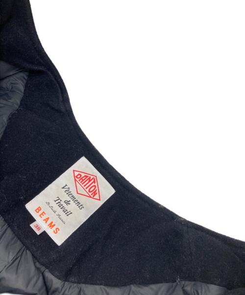 DANTON（ダントン）DANTON (ダントン) BEAMS (ビームス) モッサノーカラーダウンコート ネイビー サイズ:38の古着・服飾アイテム