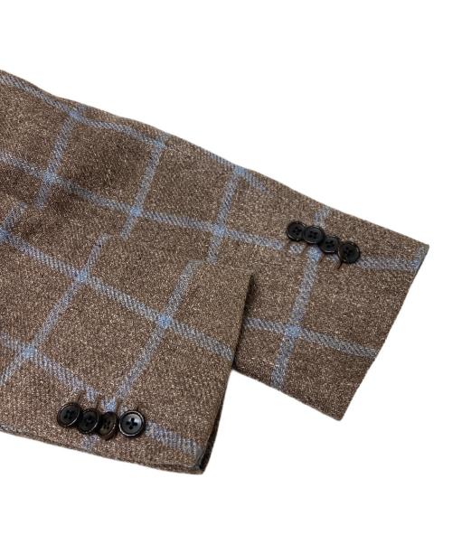 Ferla（フェルラ）Ferla (フェルラ) テーラードジャケット ブラウン サイズ:表記なし(実寸参照)の古着・服飾アイテム