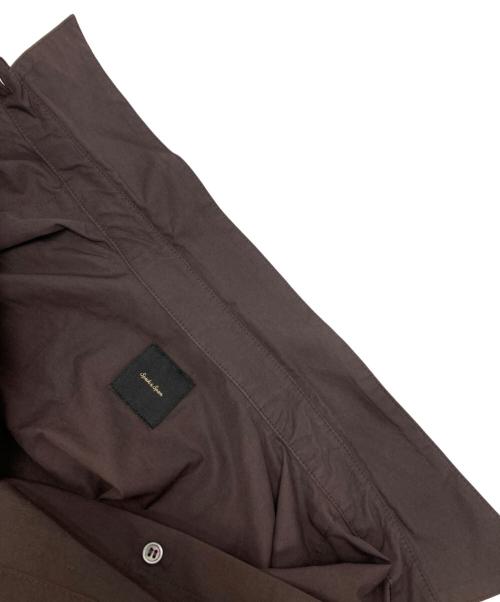 Spick and Span（スピック＆スパン）Spick and Span (スピック＆スパン) 50コットンオーバーサイズシャツ ブラウン サイズ:不明（実寸参照）の古着・服飾アイテム
