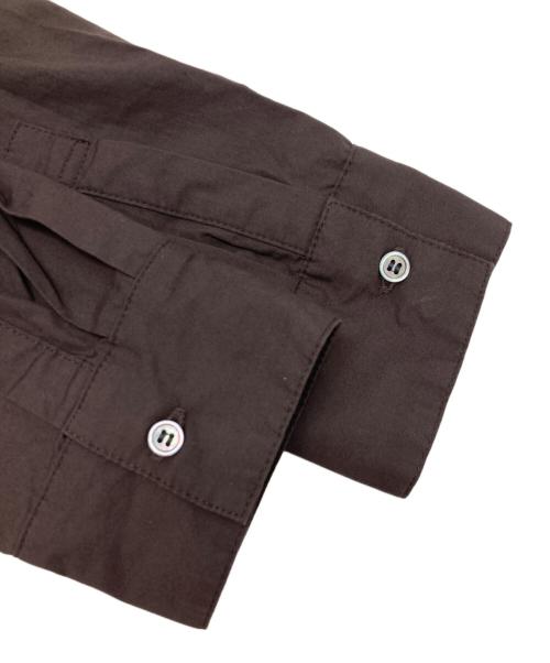 Spick and Span（スピック＆スパン）Spick and Span (スピック＆スパン) 50コットンオーバーサイズシャツ ブラウン サイズ:不明（実寸参照）の古着・服飾アイテム