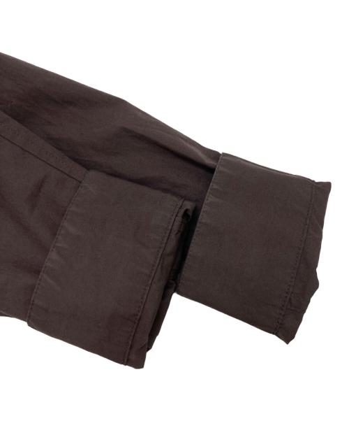 Spick and Span（スピック＆スパン）Spick and Span (スピック＆スパン) 50コットンオーバーサイズシャツ ブラウン サイズ:不明（実寸参照）の古着・服飾アイテム