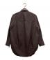 Spick and Span (スピック＆スパン) 50コットンオーバーサイズシャツ ブラウン サイズ:不明（実寸参照）：7000円