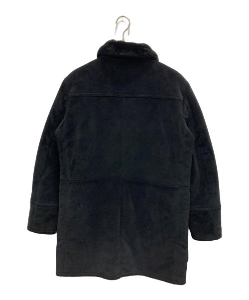 BURBERRY BLACK LABEL（バーバリーブラックレーベル）BURBERRY BLACK LABEL (バーバリーブラックレーベル) 裏ファー フェイクムートンコート ブラック サイズ:Mの古着・服飾アイテム