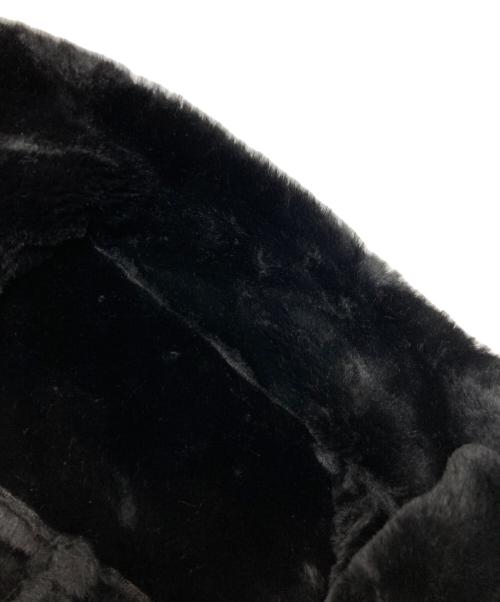 BURBERRY BLACK LABEL（バーバリーブラックレーベル）BURBERRY BLACK LABEL (バーバリーブラックレーベル) 裏ファー フェイクムートンコート ブラック サイズ:Mの古着・服飾アイテム