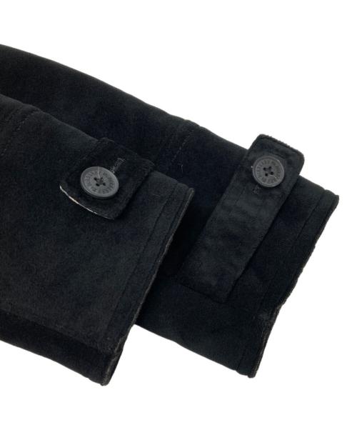 BURBERRY BLACK LABEL（バーバリーブラックレーベル）BURBERRY BLACK LABEL (バーバリーブラックレーベル) 裏ファー フェイクムートンコート ブラック サイズ:Mの古着・服飾アイテム