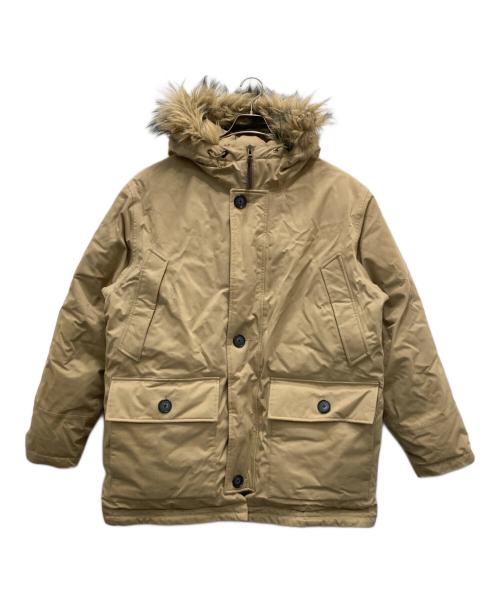 Eddie Bauer（エディーバウアー）Eddie Bauer (エディーバウアー) B-9 ファーダウンジャケット ベージュ サイズ:XLの古着・服飾アイテム