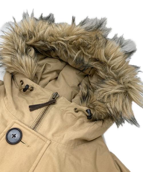 Eddie Bauer（エディーバウアー）Eddie Bauer (エディーバウアー) B-9 ファーダウンジャケット ベージュ サイズ:XLの古着・服飾アイテム