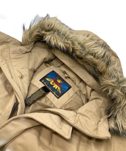 Eddie Bauer（エディーバウアー）Eddie Bauer (エディーバウアー) B-9 ファーダウンジャケット ベージュ サイズ:XLの古着・服飾アイテム