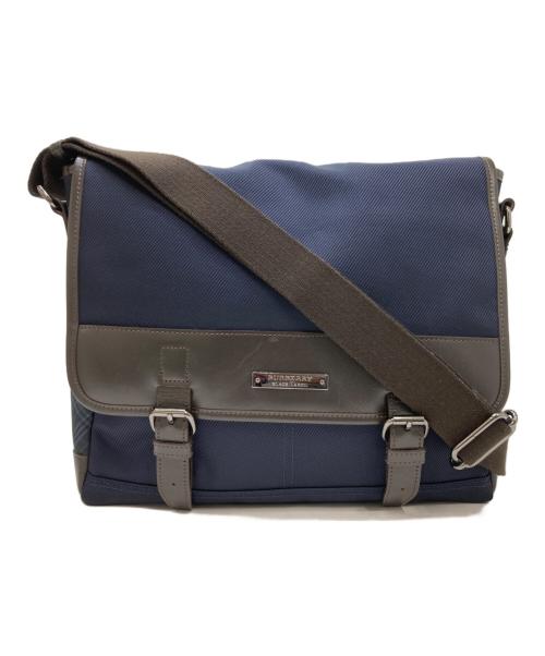 BURBERRY BLACK LABEL（バーバリーブラックレーベル）BURBERRY BLACK LABEL (バーバリーブラックレーベル) クロスボディ メッセンジャーバッグ ネイビーの古着・服飾アイテム