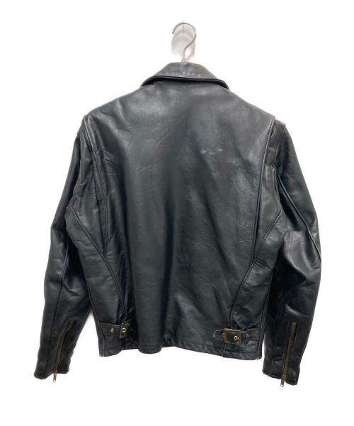 Schott（ショット）Schott (ショット) 642ライナー付シングルライダースジャケット ブラック サイズ:38の古着・服飾アイテム