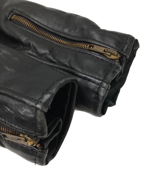 Schott（ショット）Schott (ショット) 642ライナー付シングルライダースジャケット ブラック サイズ:38の古着・服飾アイテム