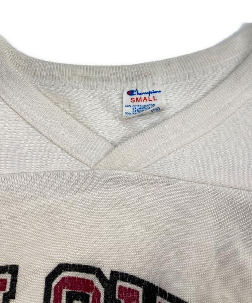 Champion（チャンピオン）Champion (チャンピオン) ゲームシャツ ホワイト サイズ:Sの古着・服飾アイテム